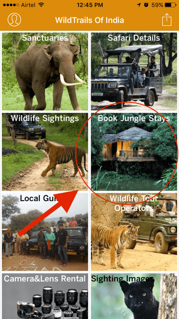 Book Jungle Stay WildTrails India App