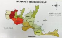 Map Of Bandipur National Park