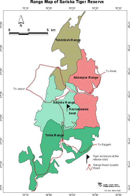 Sariska Map